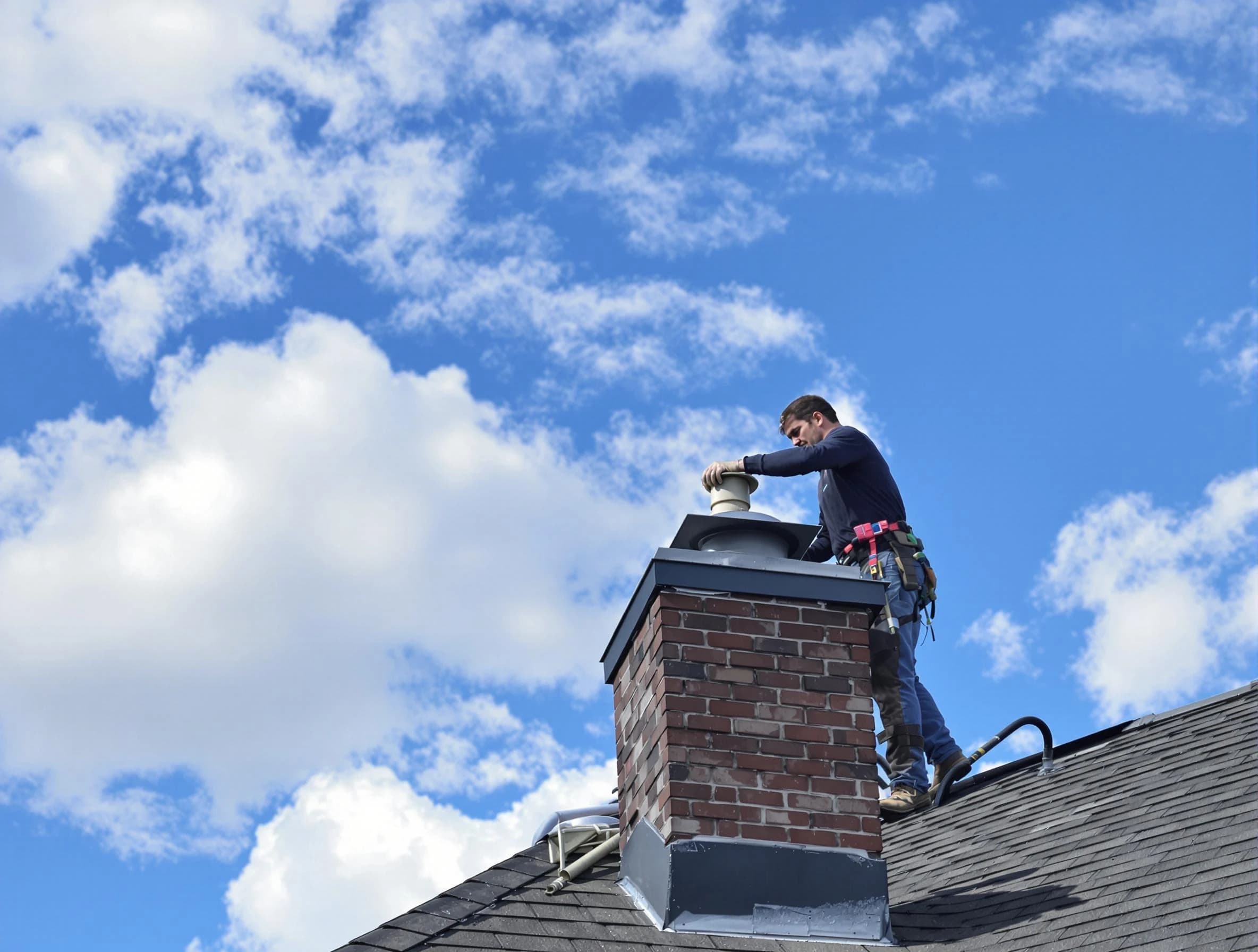 Welby Chimney Sweep installing a sturdy chimney cap in Welby, CO