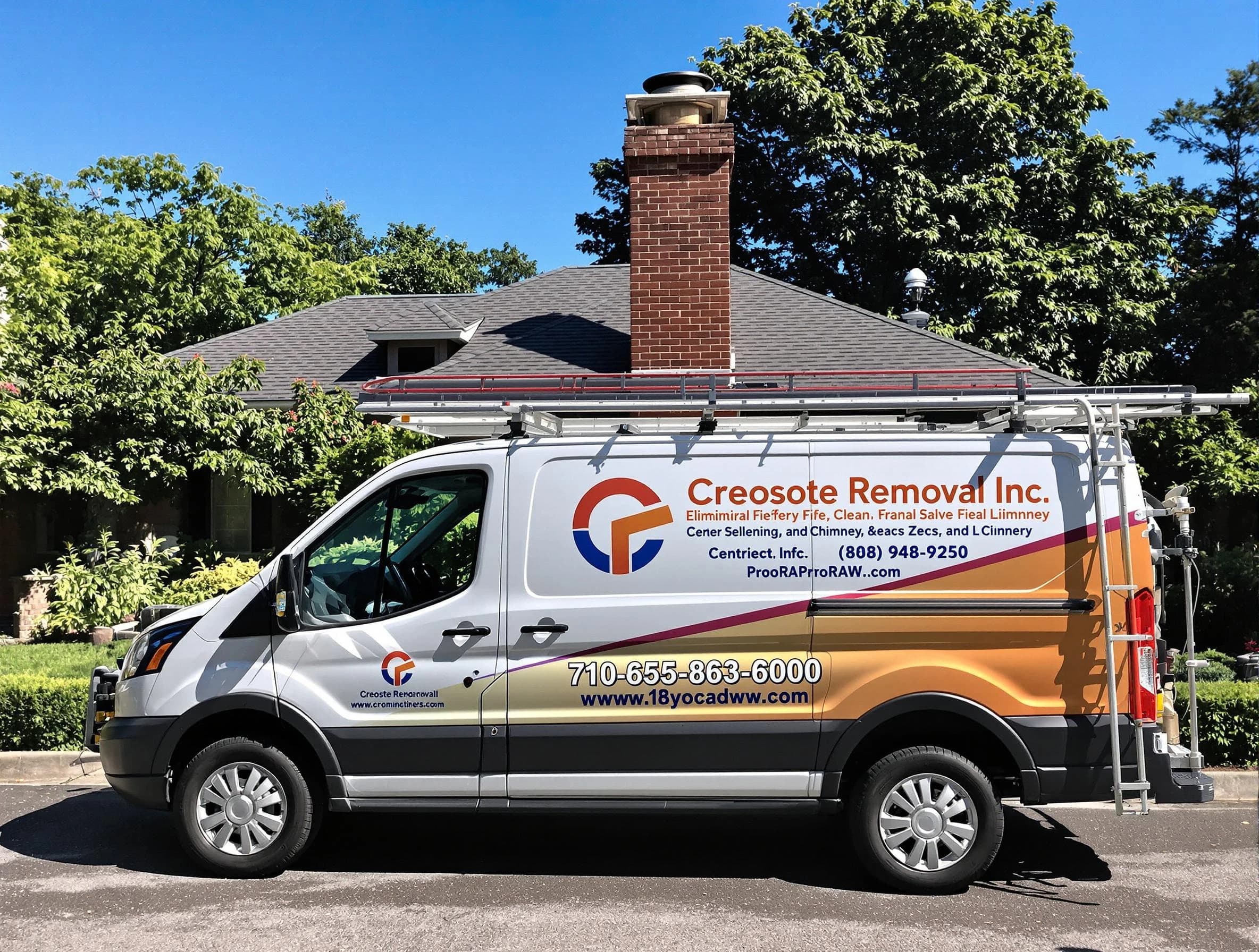 Welby Chimney Sweep technician removing creosote safely in Welby, CO