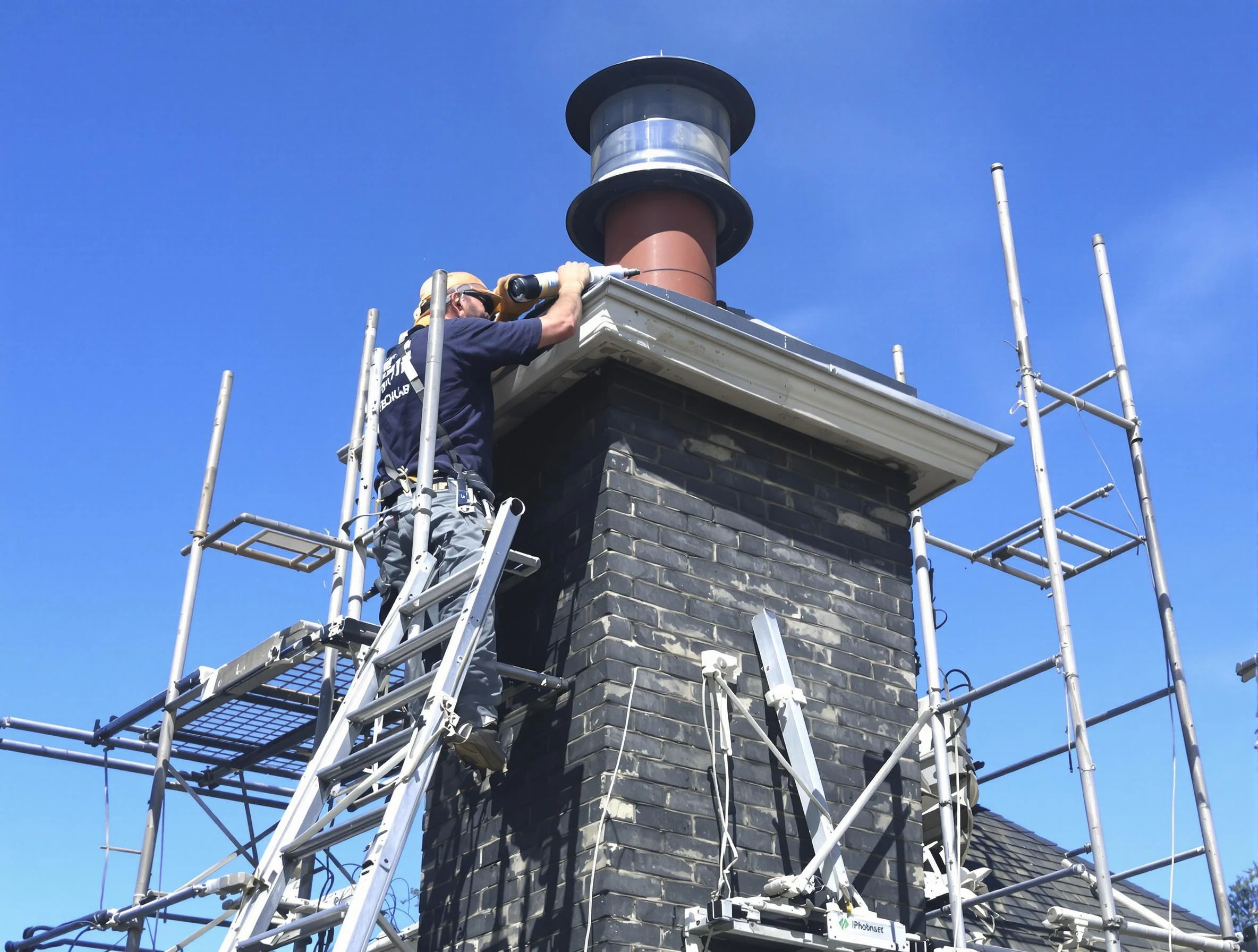 Sturdy chimney crown finished by Welby Chimney Sweep in Welby, CO